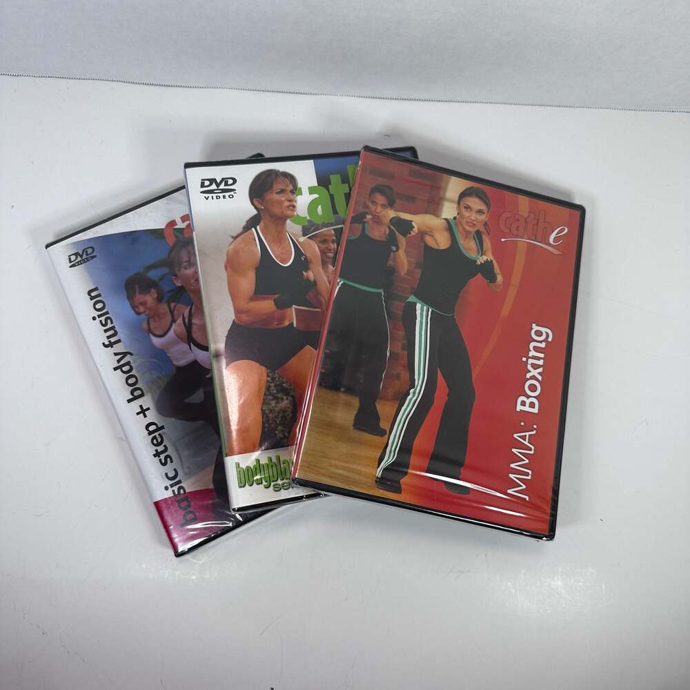 Cathe Friedrich Workout DVD Lot of 3: TITLES in photos and descriptions